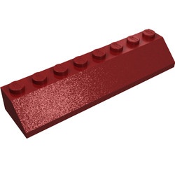 4445-59 Dakpan 45 graden 8x2 rood, donker NIEUW *1L000
