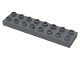 44524-85 DUPLO plaat 2x8 grijs, donker (blauwachtig) NIEUW *