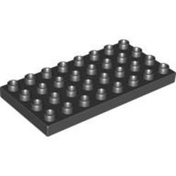 4672-11G DUPLO plaat 4x8 zwart gebruikt *