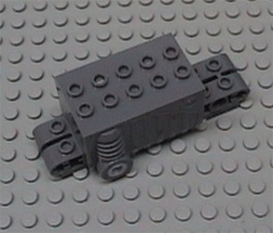47715-7 Motor pull-back 9x4x2 2/3 (pakketzending!) grijs, donker (blauwachtig) NIEUW *5D0000