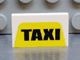 4865px9-1 Paneel 1x2x1 opdruk TAXI wit NIEUW *0D0000
