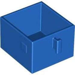 4891-7G DUPLO Lade met hendel 2x2 blauw gebruikt *