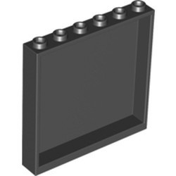59349-11G Paneel 1x6x5 (zijkanten) zwart gebruikt *1W0000