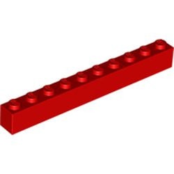 6111-5 Steen 1x10 rood NIEUW *5K0000
