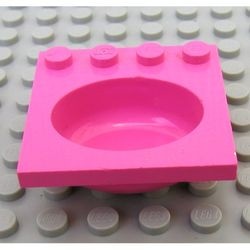 6195-47 Wasbak roze, donker NIEUW *1O004