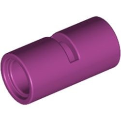 62462-71 Technic, Pin koppelaar Rond met inkeping magenta NIEUW *0B009