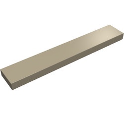 6636-69G Tegel 1x6 crème,donker gebruikt *1L341