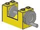 73037-3G Slangenrolhouder met drum en slinger geel gebruikt *