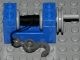 7303c02-7 Slangenrolhouder, drum, slinger, koord en kleine haak blauw NIEUW *