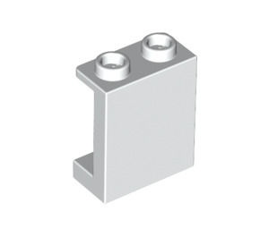 87552-1 Paneel 1x2x2 met kleine zijschotjes wit NIEUW *1L021