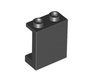 87552-11 Paneel 1x2x2 met kleine zijschotjes zwart NIEUW *1L021
