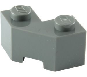 87620-85 Steen 2x2 facet grijs, donker (blauwachtig) NIEUW *1L075
