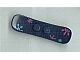 93218pb01-63 Snowboard met blauwe en roze sneeuwvlokken blauw, donker NIEUW *0D0000
