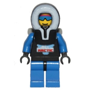 arc002G Arctic - Male, blauw A1, black hood, backpack gebruikt *0M0000
