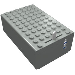 bb0045c01-9G Batterijbox 4,5 volt compleet dubbel kabelgat LET OP ALLEEN TE VERZENDEN IN PAKJE! lichtgrijs (klassiek) gebruikt *