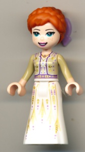 dp070 Disney Prinsess- Anna, witte jurk NIEUW *0M0000