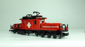 Ex 10183 Rode Zwitserse krokodil zonder motor