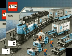 INS10219 10219 BOUWBESCHRIJVING- Maersk trein NIEUW *LOC M6