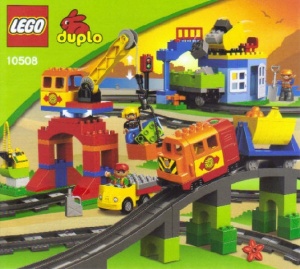INS10508-G 10508 BOUWBESCHRIJVING- Deluxe Train Set NIEUW *