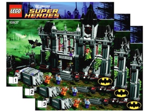 INS10937 10937 BOUWBESCHRIJVING- Arkham Asylum Breakout NIEUW *