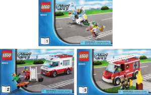 INS60023-G 60023 BOUWBESCHRIJVING- City Starter Set (3 boekjes) gebruikt *