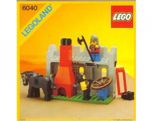 INS6040-Gb 6040 BOUWBESCHRIJVING- Blacksmith Shop MET GAATJES gebruikt *LOC RBL