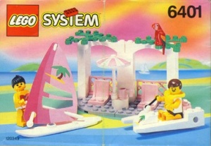INS6401-G 6401 BOUWBESCHRIJVING- Seaside Cabana gebruikt *LOC RBS