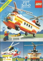 INS6482-G 6482 BOUWBESCHRIJVING- Rescue Helicopter gebruikt *LOC RBL