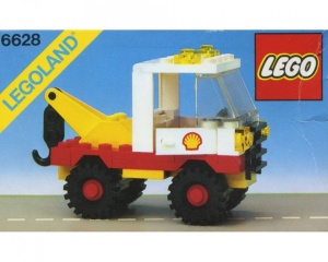 INS6628-G 6628 BOUWBESCHRIJVING- Shell Tow Truck gebruikt *LOC RBL