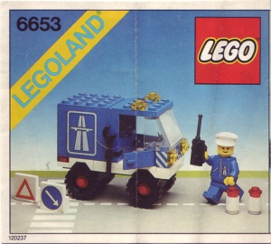 INS6653-G 6653 BOUWBESCHRIJVING- Highway Emergency Van gebruikt *LOC RBL