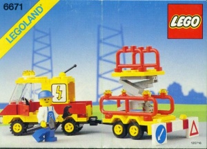 INS6671-G 6671 BOUWBESCHRIJVING- Utility Repair Lift gebruikt *LOC M3