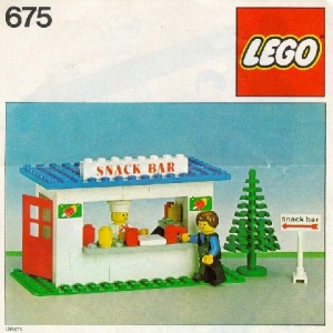 INS675-G 675 BOUWBESCHRIJVING Snackbar gebruikt *LOC RB