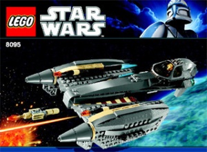 INS8095 8095 BOUWBESCHRIJVING- General Grievous' Starfighter NIEUW *LOC RBSW