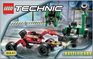 INS8241-G 8241 BOUWBESCHRIJVING- Battle Cars gebruikt *