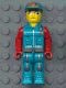js027 Crewman met turquoise vest en broek NIEUW *0M0000
