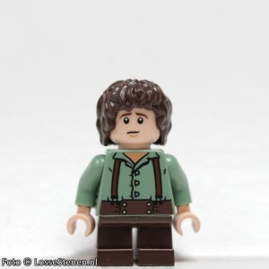 lor002 LOR: Frodo Baggins- zandgoene blouse NIEUW *0M0000