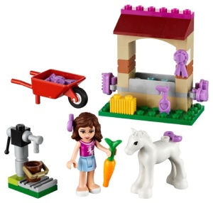 Set 41003-G - Friends: Olivia's Newborn Foal D/H/97%- gebruikt