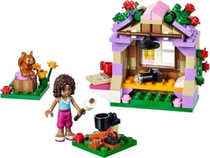 Set 41031-G - Friends: Andrea's Mountain Hut D/H/97%- gebruikt
