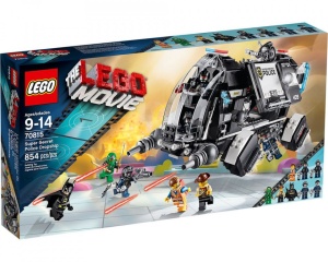 Set 70815-G - The Lego Movie: Super Secret Police Dropship- gebruikt