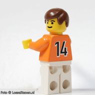soc-nl-orange-no18 Shirt met 2 Pockets, witte benen, Black Female Ponytail Hair gebruikt *0M0000