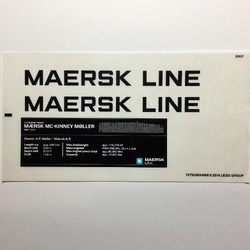 10241stk01 STICKER Maersk Line Triple-E sheet 1 NIEUW *0S0000