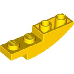 13547-3 Omgekeerde dakpan 4x1 rond geel NIEUW *1L000