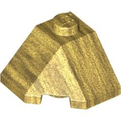 13548-115 WigSTEEN HOEK 2x2 goud, parel NIEUW *