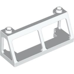 13760-1 Trein, raam cabine 2x6x2 RUIT: 13756 wit NIEUW *