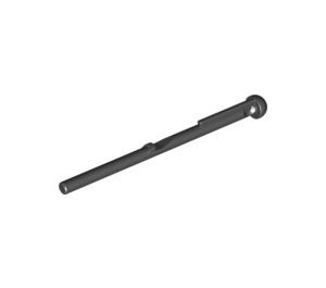 15303-11 Balk rond einde (Dart) zwart NIEUW *0L0000