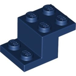 18671-63 Verbindingssteen 3x2x1 1/3 (kort) blauw, donker *5R0000