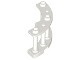 21229-1 Balustrade-hek 4x4x2 kwartrond nieuwe type 3 noppen bovenop wit NIEUW *1L000