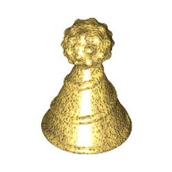 24131-115 Feestmuts goud, parel NIEUW *0L0000
