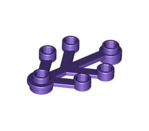 2423-89 Bladen 4x3 paars, donker NIEUW *5K000