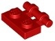 2540-5G Platte plaat 1x2 met OPEN hendel rood gebruikt *1L293